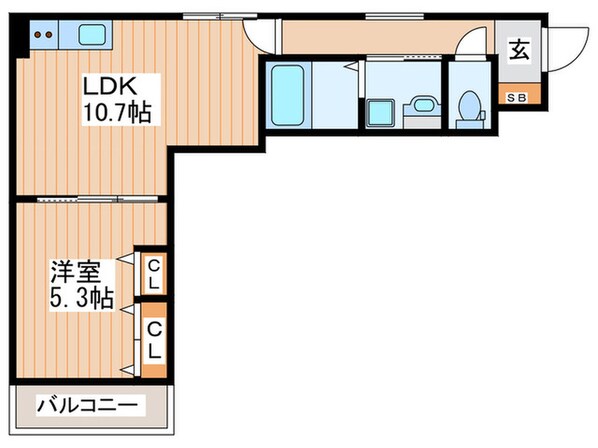 ＧＭヒルズ対馬江の物件間取画像